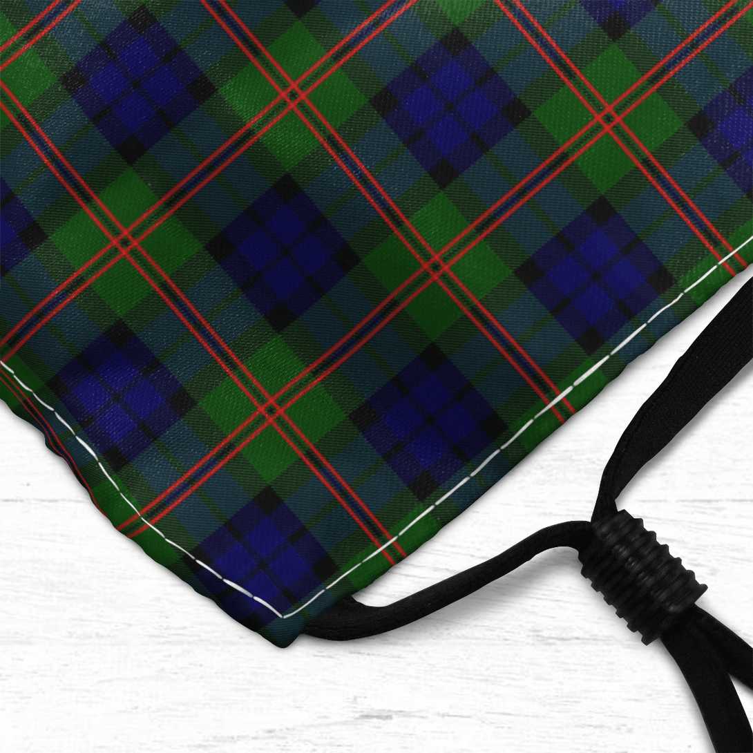 Celticprime Accessories - Dundas Modern 02 Tartan Fabric Mask (With Filters)