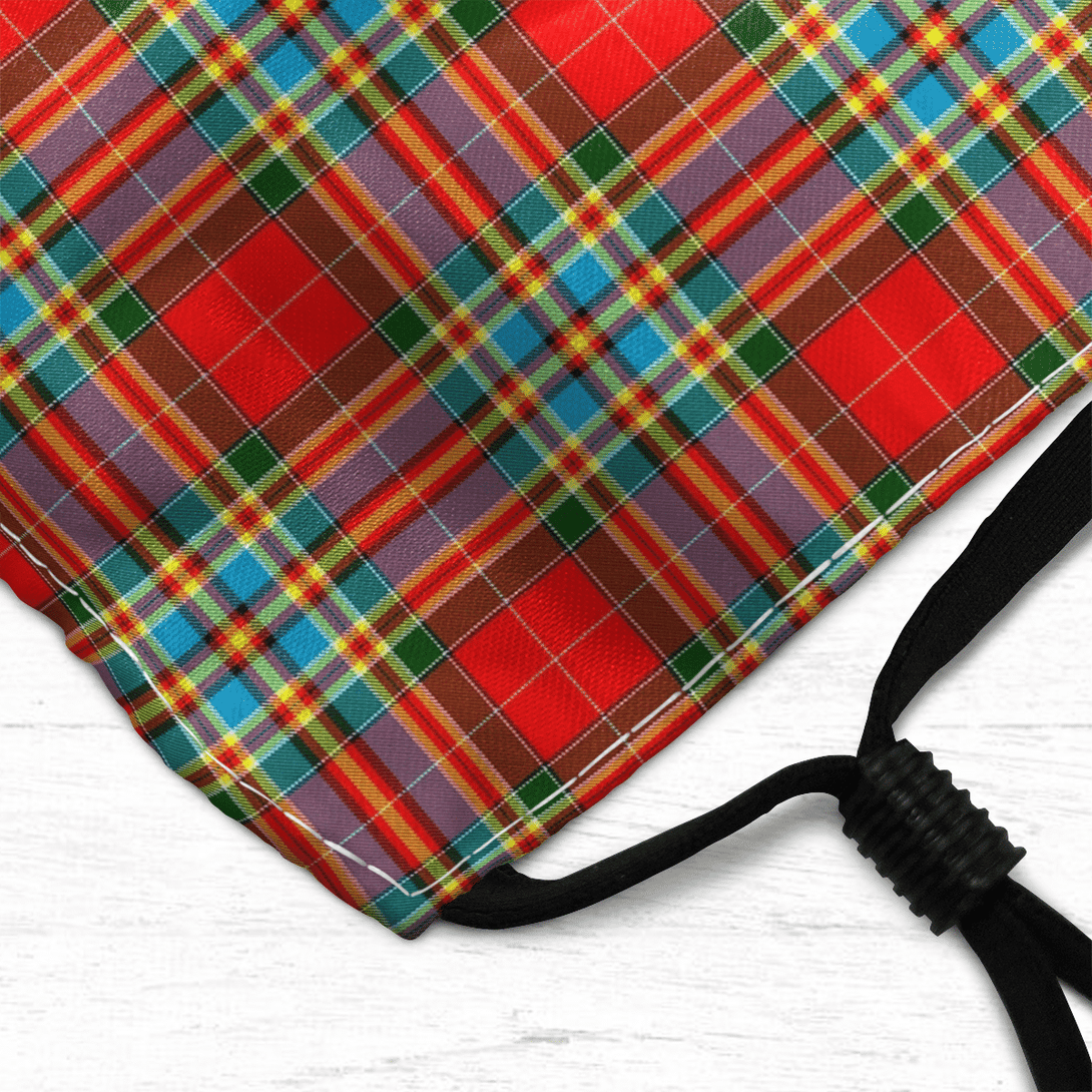 Celticprime Accessories - Chattan Tartan Fabric Mask (With Filters)