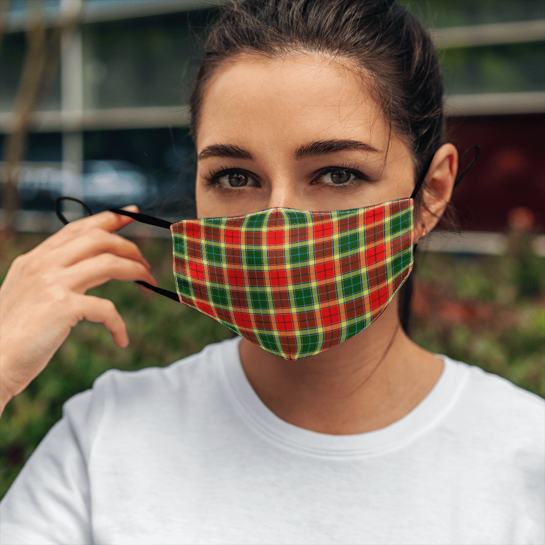 Celticprime Accessories - Gibbs Tartan Fabric Mask (With Filters)