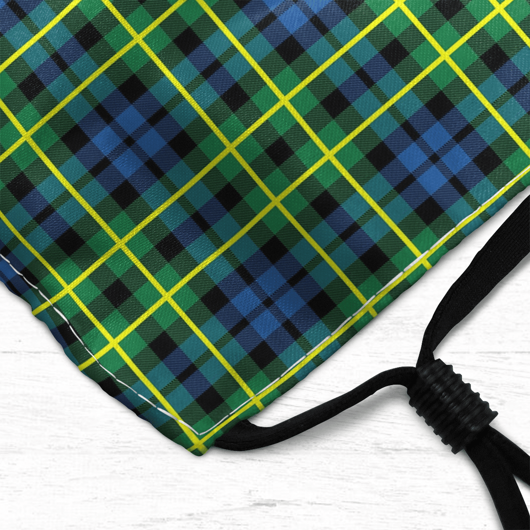 Celticprime Accessories - Campbell of Breadalbane Ancient Tartan Fabric Mask (With Filters)