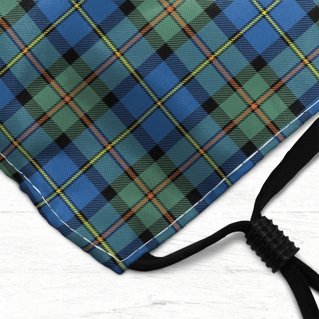 Celticprime Accessories - MacLeod of Harris Ancient Tartan Fabric Mask (With Filters)