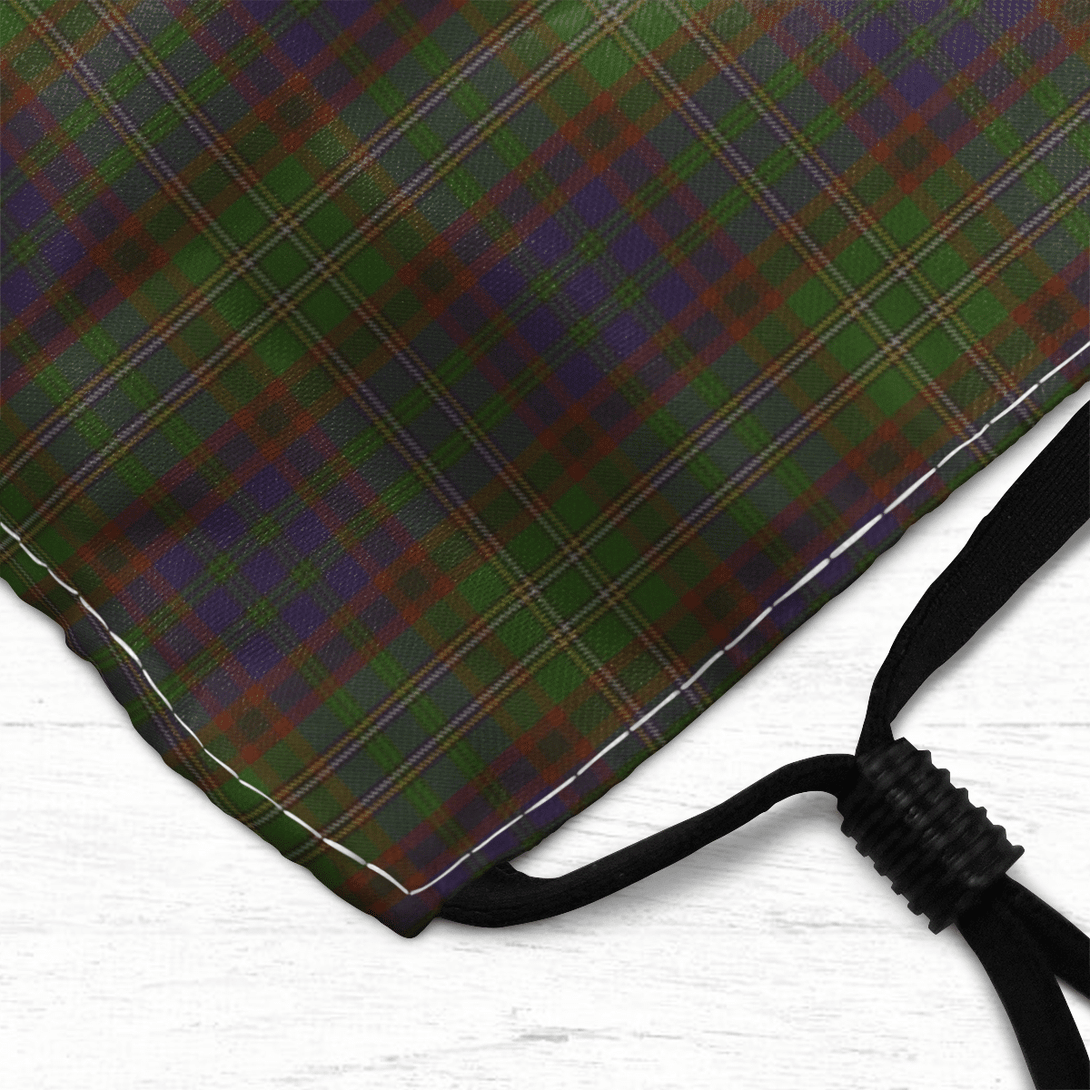 Celticprime Accessories - Cunningham Hunting Modern Tartan Fabric Mask (With Filters)