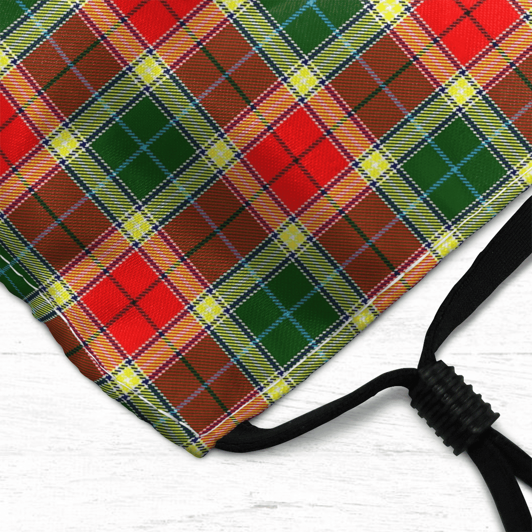 Celticprime Accessories - Gibbs Tartan Fabric Mask (With Filters)