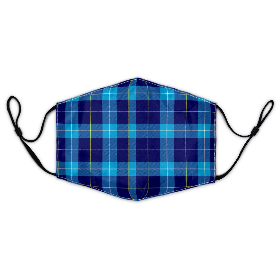 Celticprime Accessories - McKerrell Tartan Fabric Mask (With Filters)