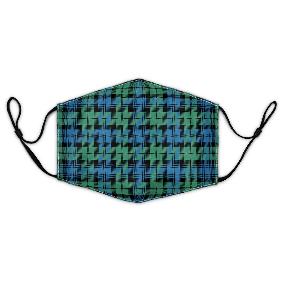 Celticprime Accessories - Campbell Ancient 01 Tartan Fabric Mask (With Filters)