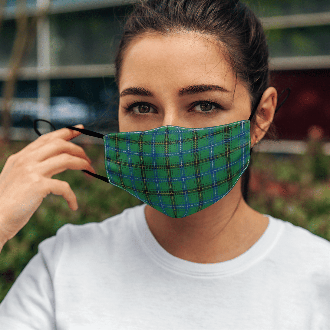 Celticprime Accessories - Henderson Ancient Tartan Fabric Mask (With Filters)