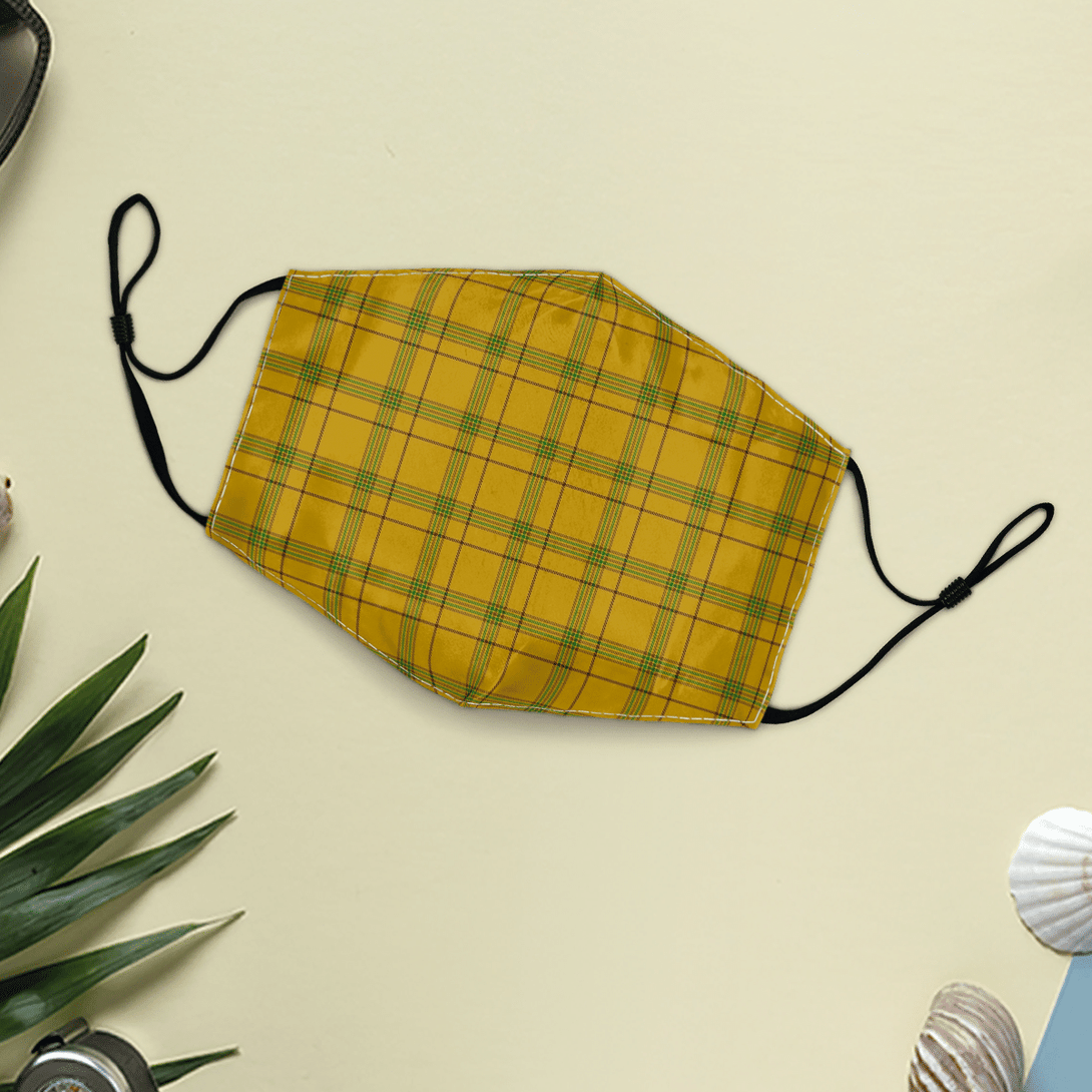 Celticprime Accessories - Houston Tartan Fabric Mask (With Filters)