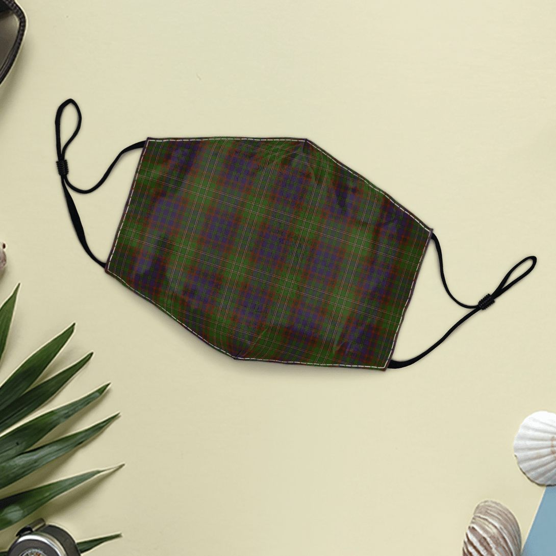 Celticprime Accessories - Cunningham Hunting Modern Tartan Fabric Mask (With Filters)