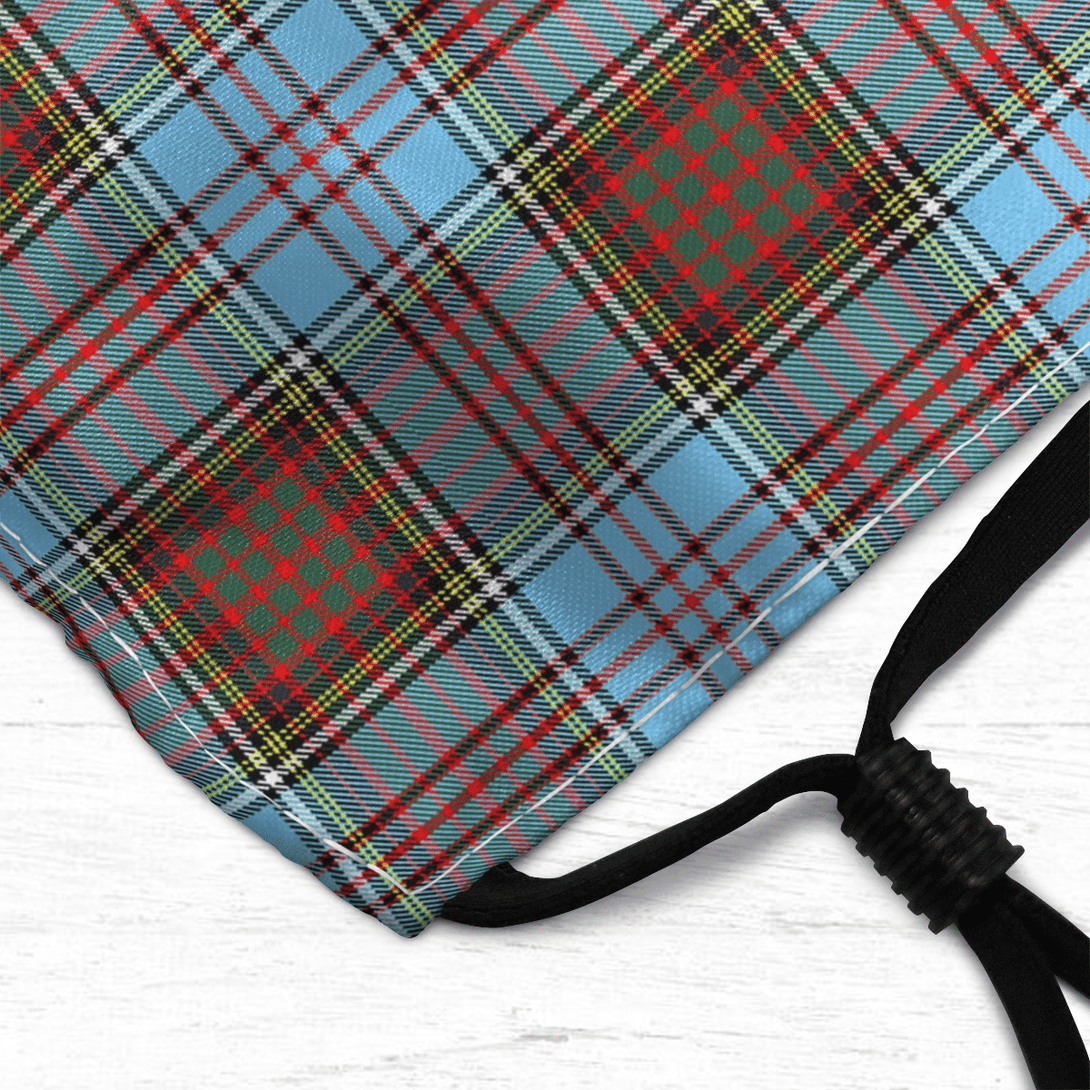 Celticprime Accessories - Anderson Ancient Tartan Fabric Mask (With Filters)