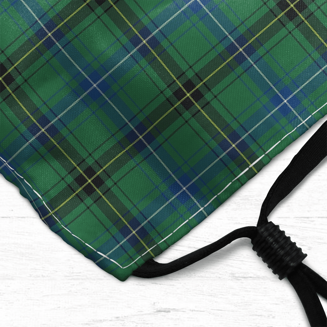 Celticprime Accessories - Henderson Ancient Tartan Fabric Mask (With Filters)