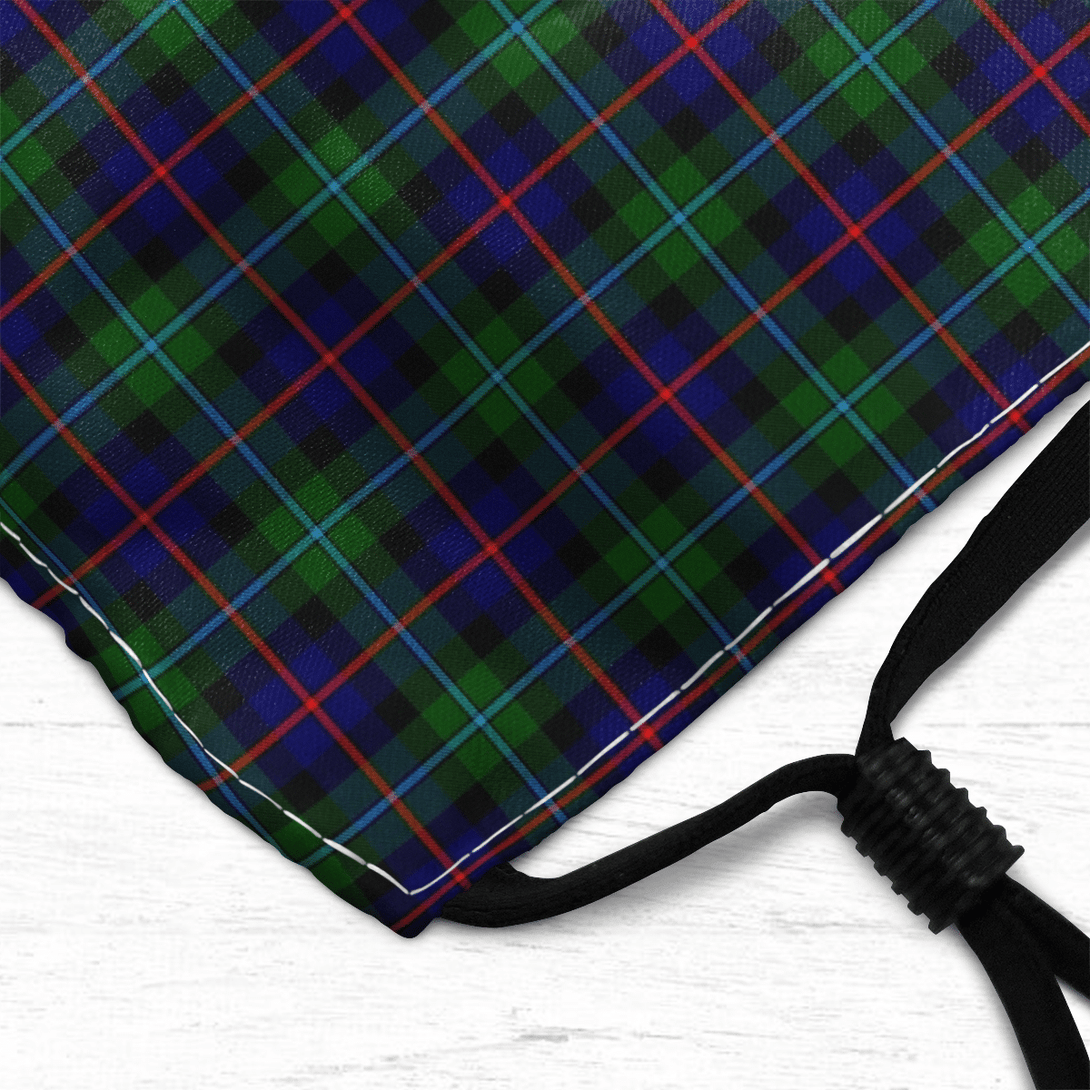 Celticprime Accessories - Campbell of Cawdor Modern Tartan Fabric Mask (With Filters)