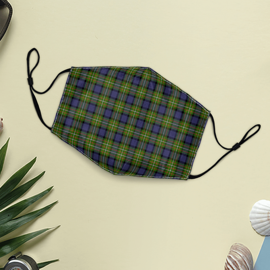 Celticprime Accessories - Fergusson Modern Tartan Fabric Mask (With Filters)