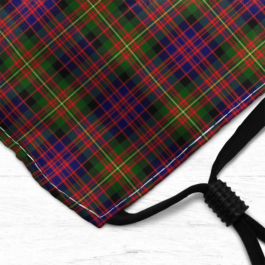 Celticprime Accessories - Carnegie Modern Tartan Fabric Mask (With Filters)