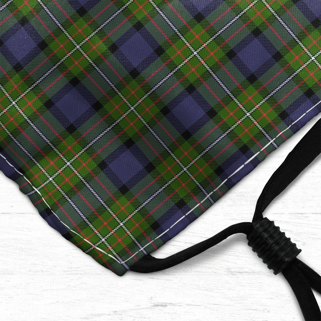 Celticprime Accessories - Fergusson Modern Tartan Fabric Mask (With Filters)