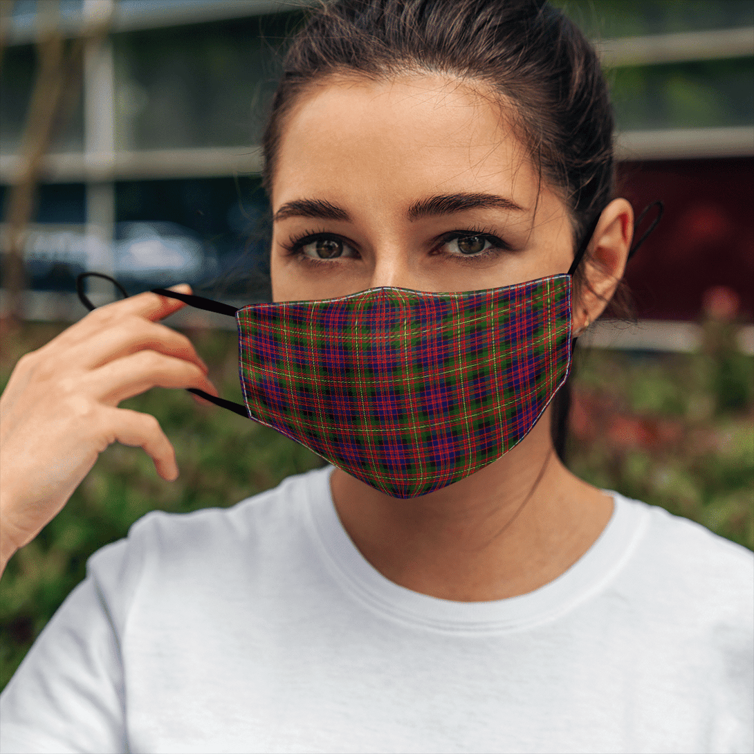 Celticprime Accessories - Carnegie Modern Tartan Fabric Mask (With Filters)