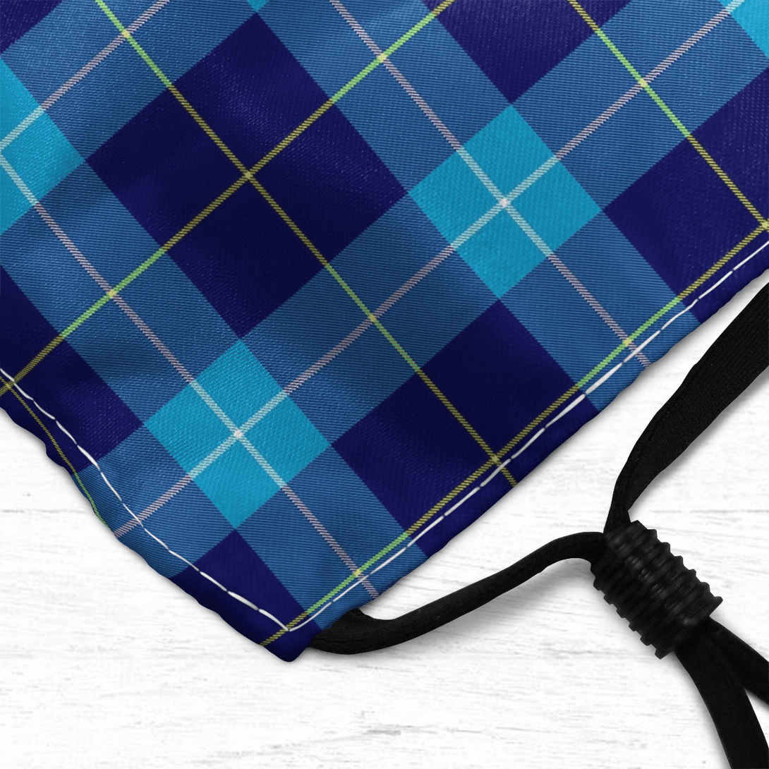 Celticprime Accessories - McKerrell Tartan Fabric Mask (With Filters)