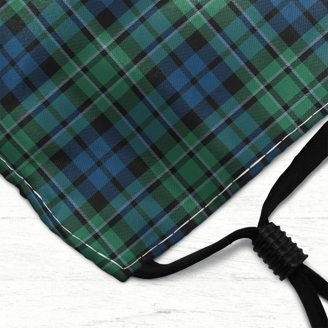 Celticprime Accessories - MacCallum Ancient Tartan Fabric Mask (With Filters)