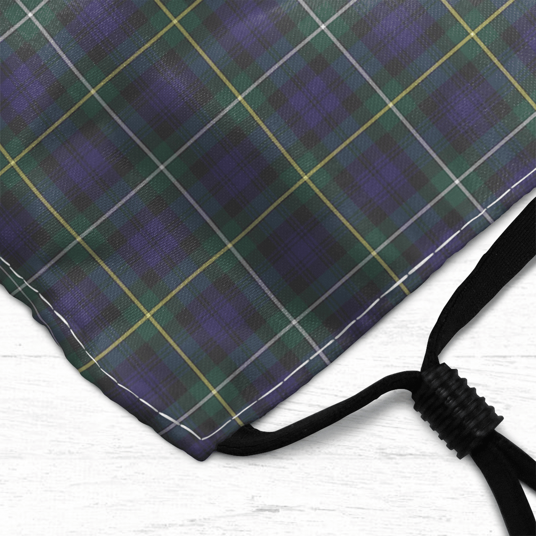 Celticprime Accessories - Campbell Argyll Modern Tartan Fabric Mask (With Filters)