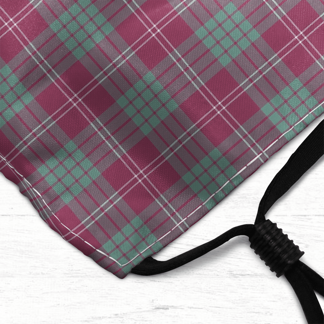 Celticprime Accessories - Crawford Ancient Tartan Fabric Mask (With Filters)