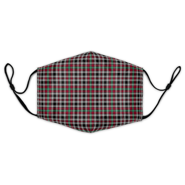 Celticprime Accessories - Borthwick Ancient Tartan Fabric Mask (With Filters)