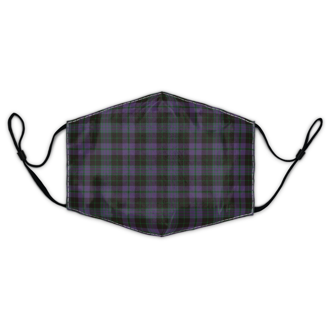 Celticprime Accessories - Clergy Green Tartan Fabric Mask (With Filters)