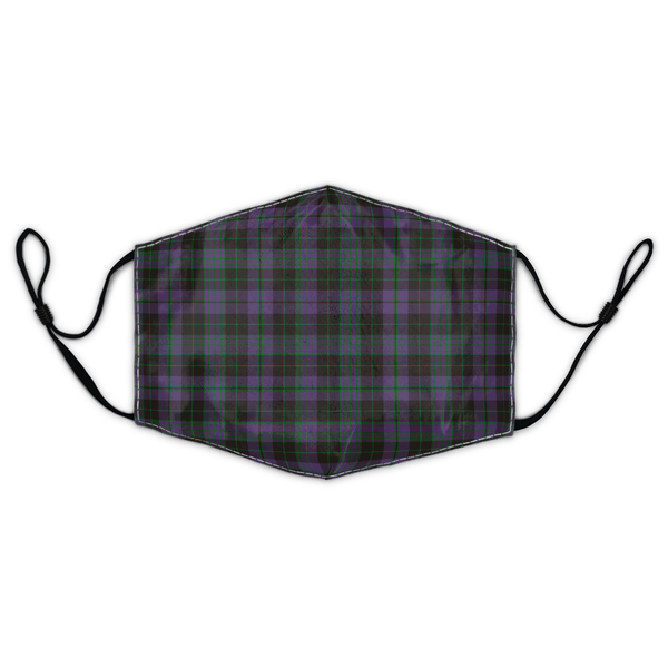 Celticprime Accessories - Clergy Green Tartan Fabric Mask (With Filters)