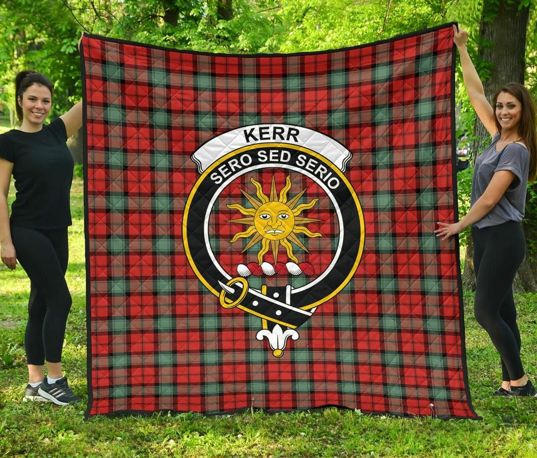 Kerr Ancient Tartan Classic Crest Premium Quilt