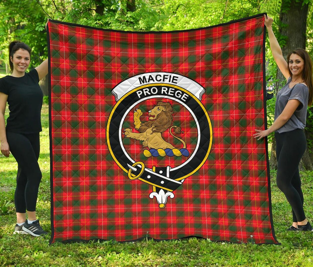 MacFie Tartan Classic Crest Premium Quilt