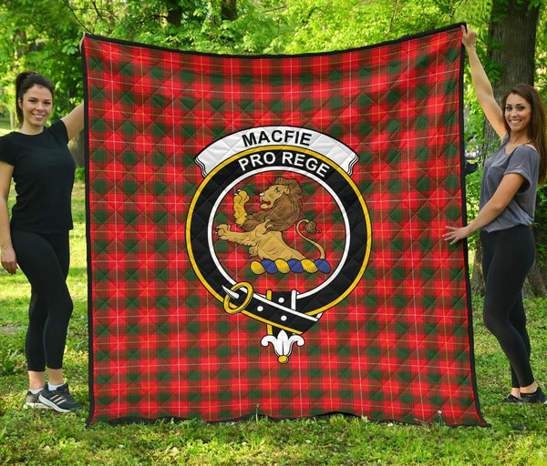 MacFie Tartan Classic Crest Premium Quilt