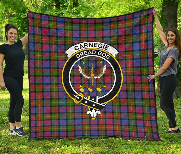 Carnegie Ancient Tartan Classic Crest Premium Quilt