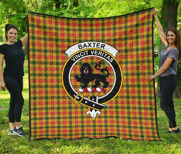 Baxter Tartan Classic Crest Premium Quilt