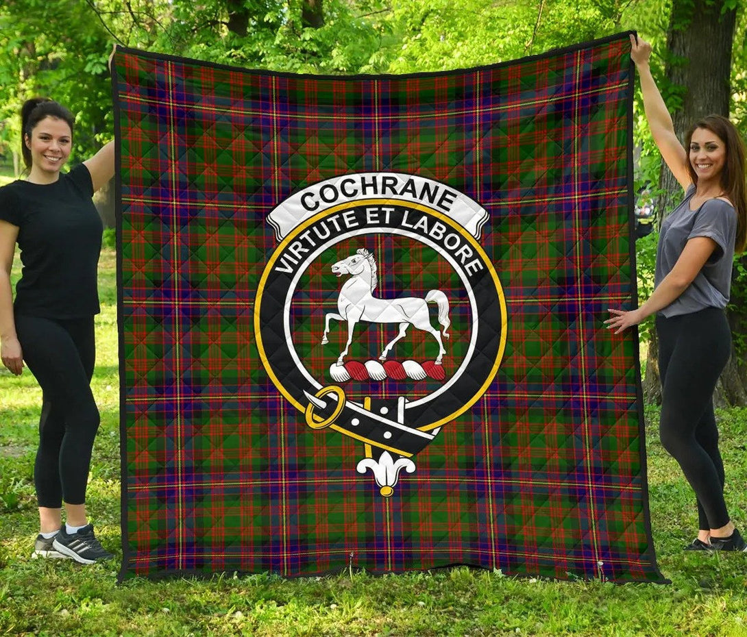 Cochrane Modern Tartan Classic Crest Premium Quilt