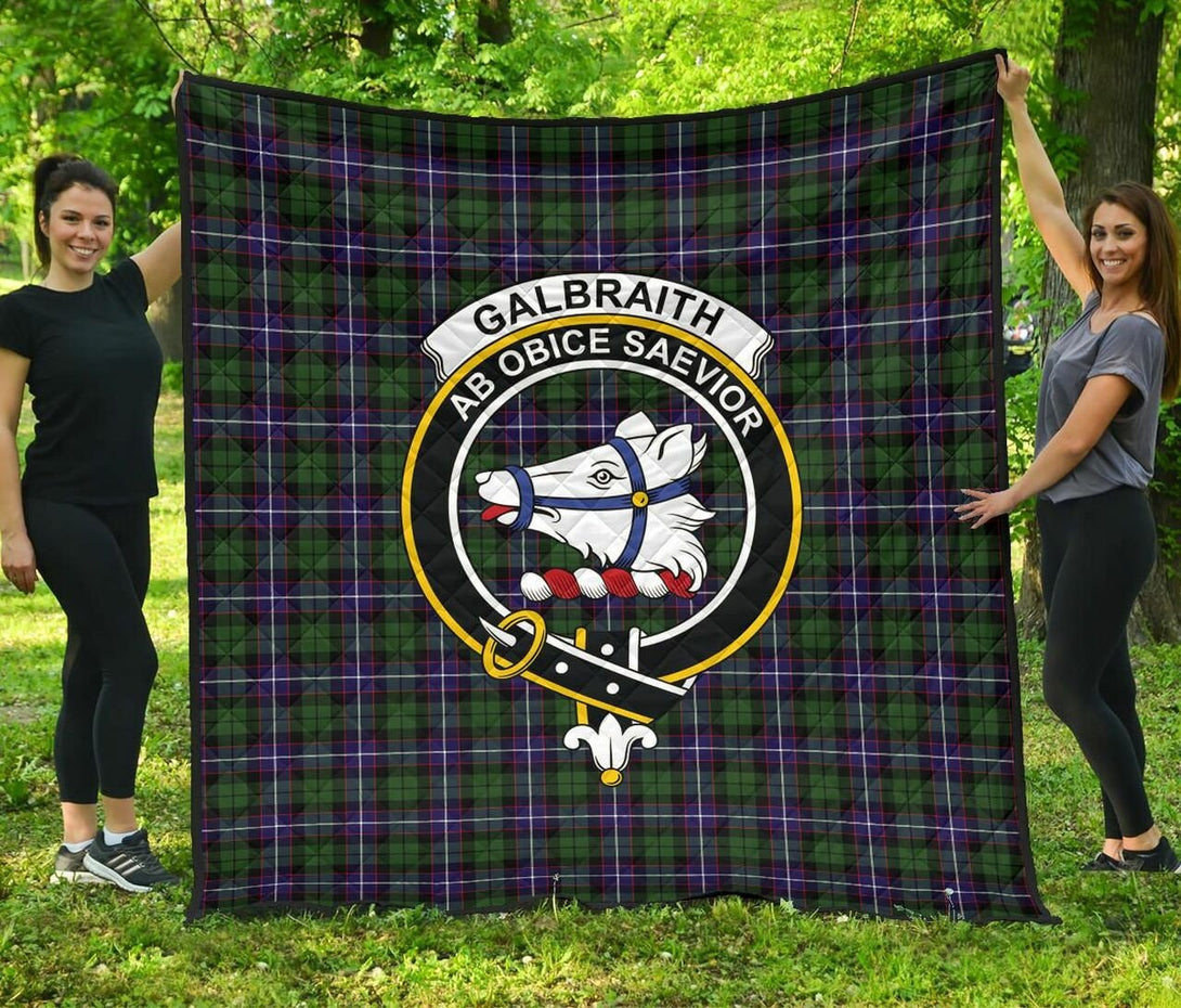 Galbraith Modern Tartan Classic Crest Premium Quilt