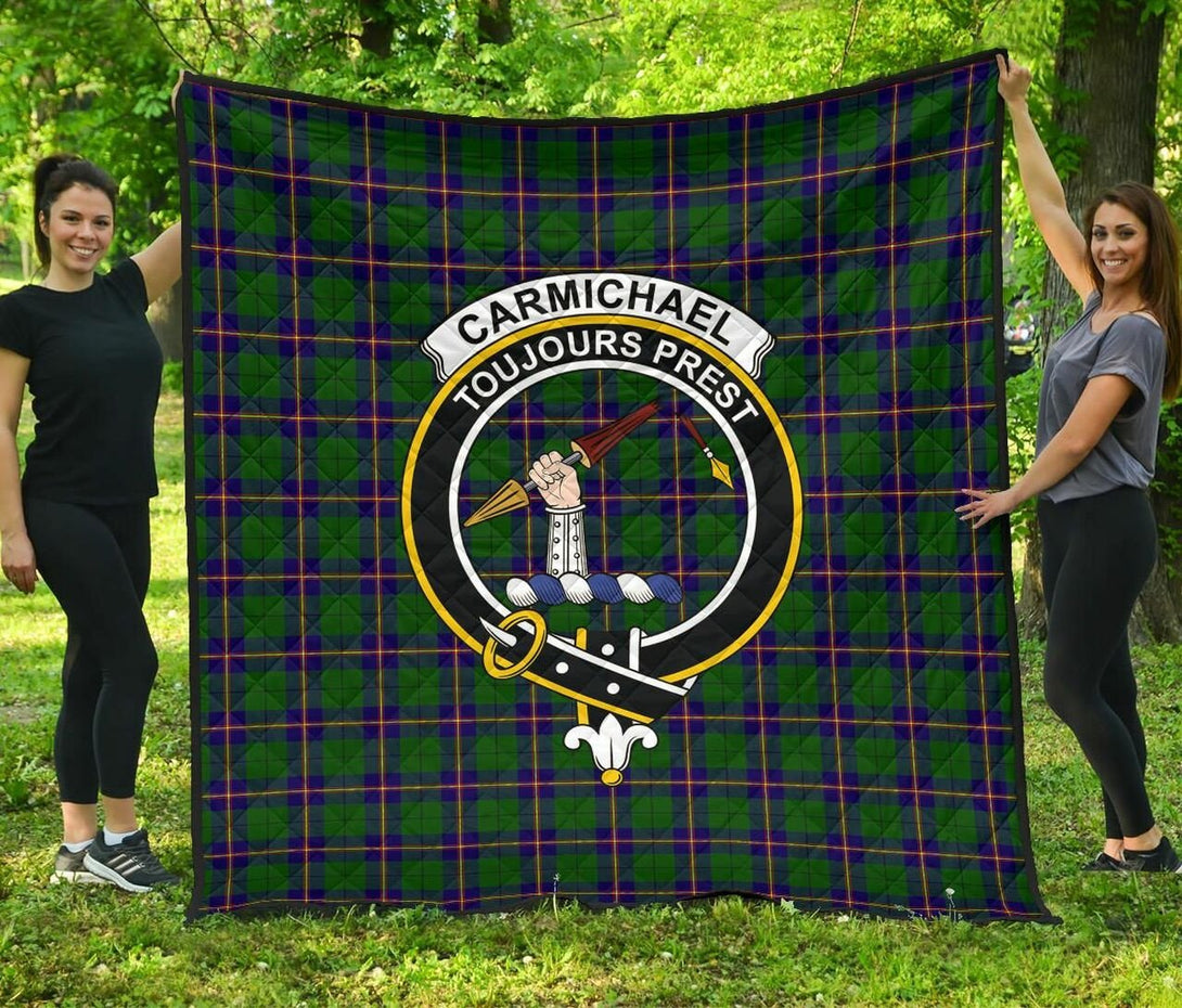 Carmichael Modern Tartan Classic Crest Premium Quilt