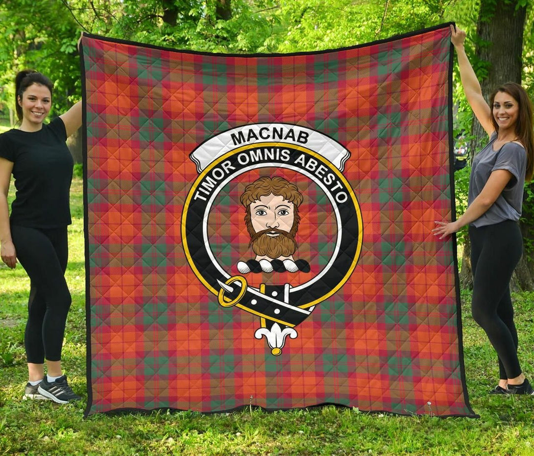 MacNab Ancient Tartan Classic Crest Premium Quilt