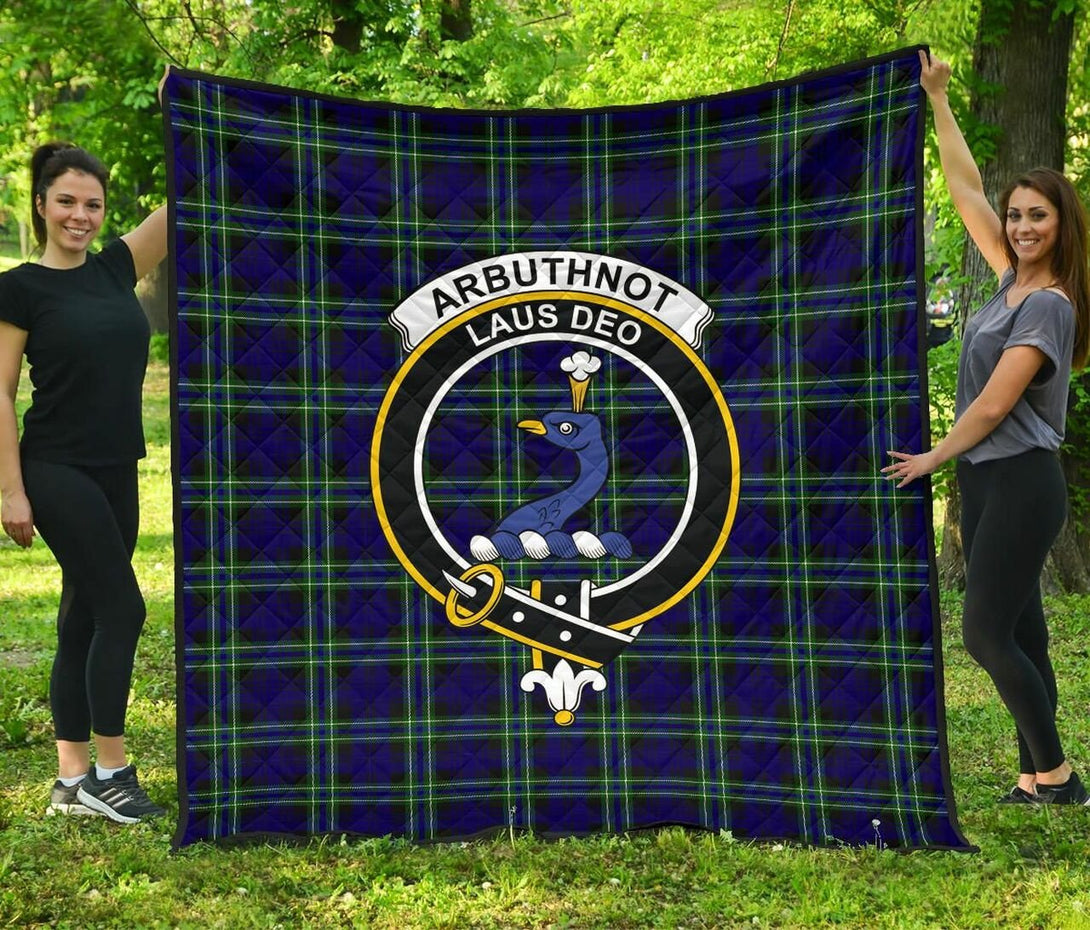 Arbuthnot Modern Tartan Classic Crest Premium Quilt