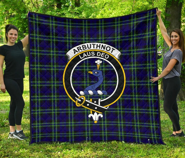 Arbuthnot Modern Tartan Classic Crest Premium Quilt