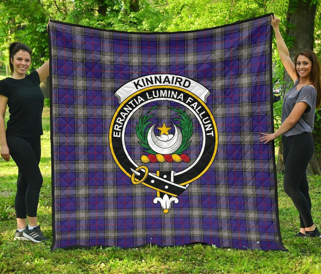 Kinnaird Tartan Classic Crest Premium Quilt