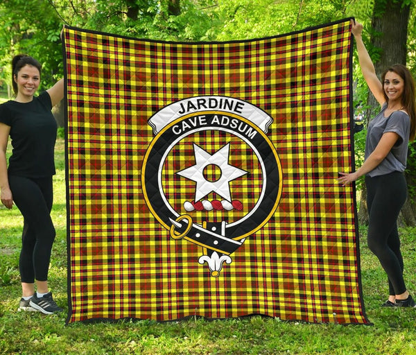 Jardine Tartan Classic Crest Premium Quilt