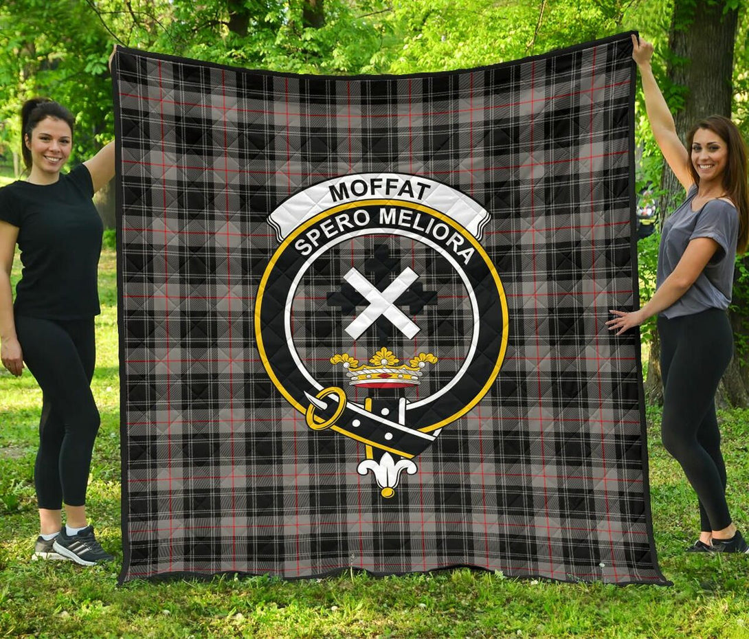 Moffat Modern Tartan Classic Crest Premium Quilt