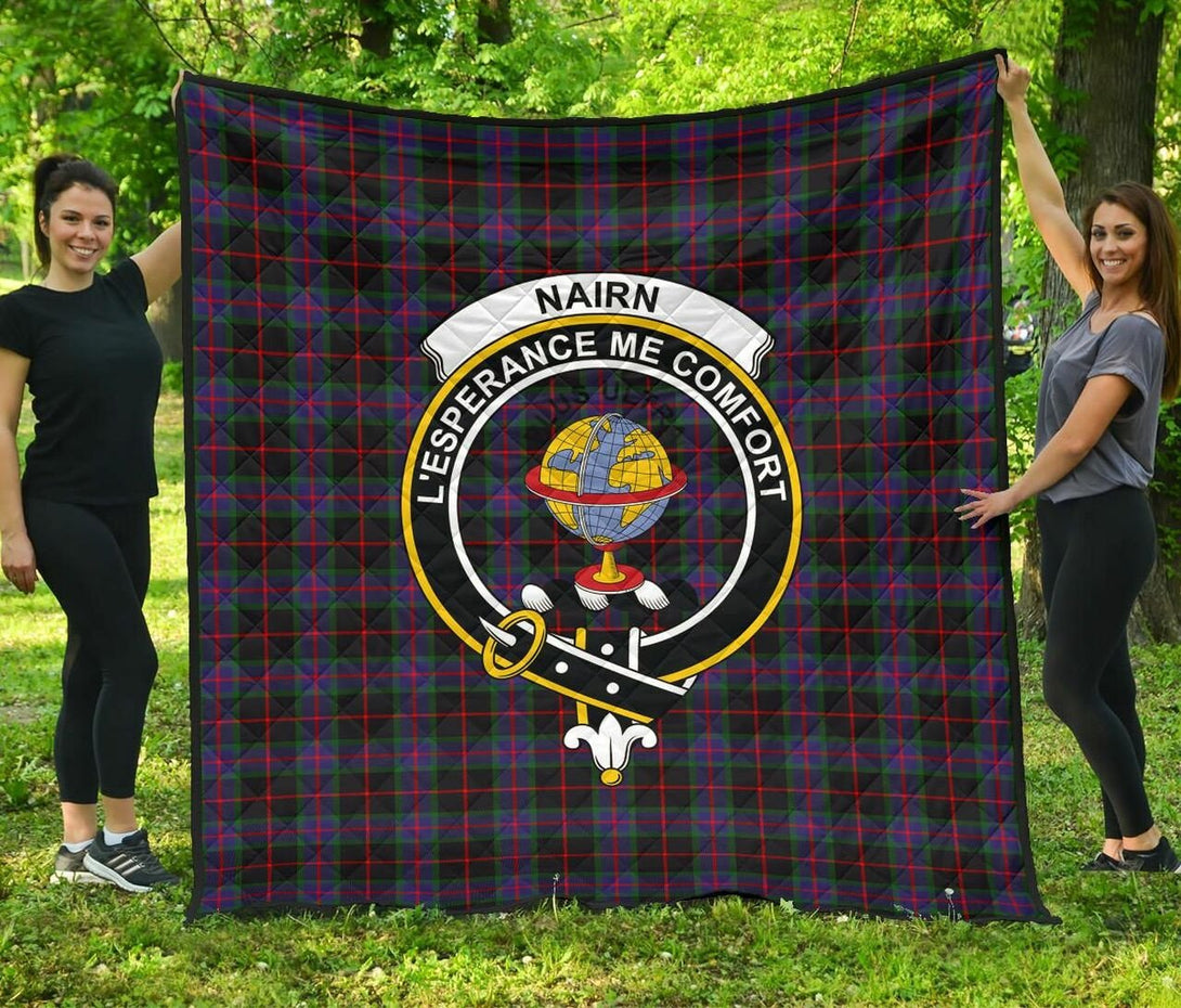 Napier Modern Tartan Classic Crest Premium Quilt