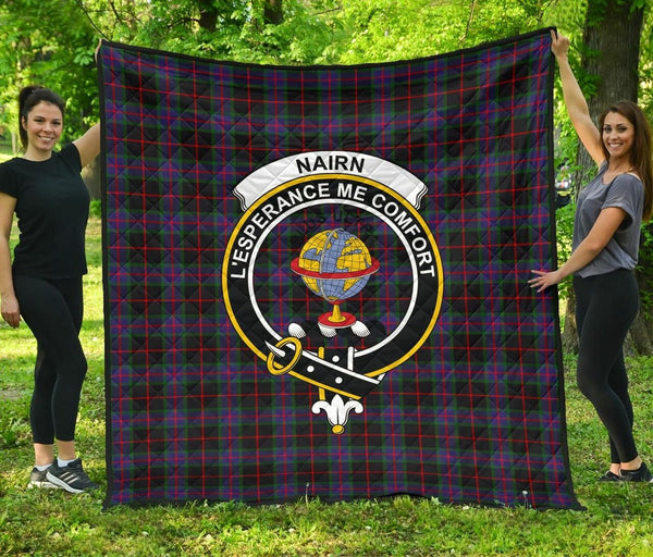 Napier Modern Tartan Classic Crest Premium Quilt