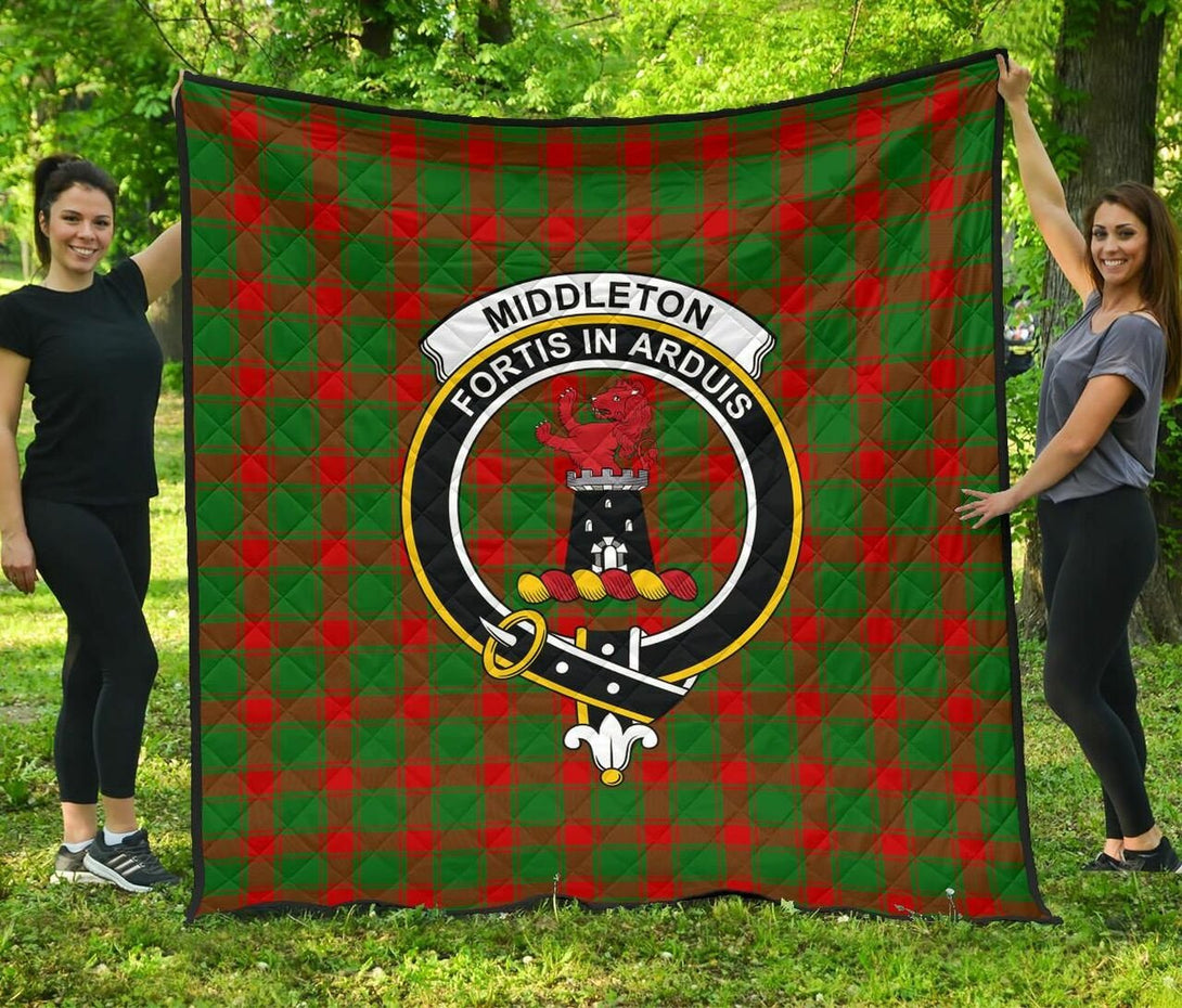 Middleton Modern Tartan Classic Crest Premium Quilt