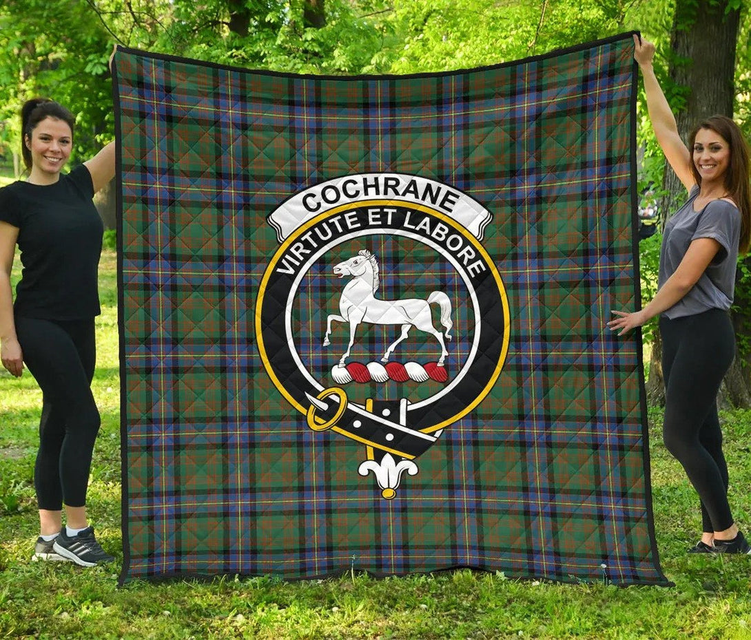 Cochrane Ancient Tartan Classic Crest Premium Quilt