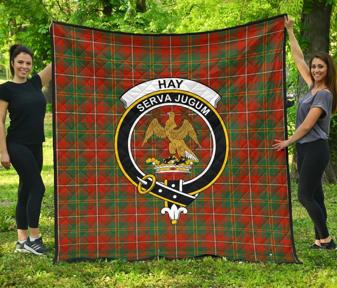 Hay Ancient Tartan Classic Crest Premium Quilt