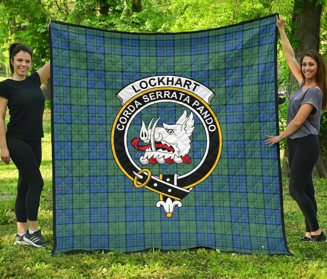 Lockhart Tartan Classic Crest Premium Quilt