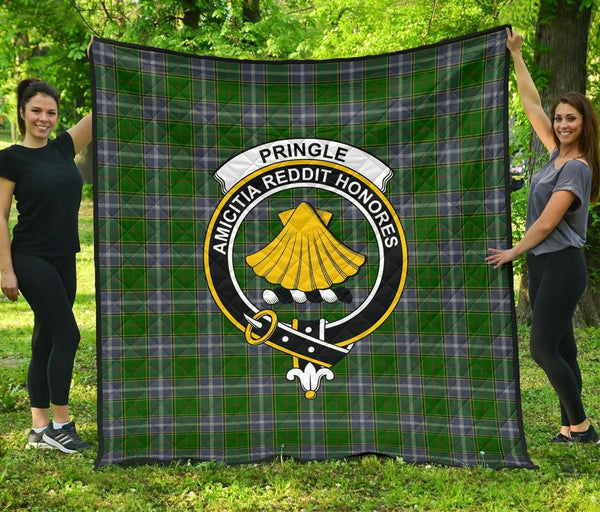 Pringle Tartan Classic Crest Premium Quilt