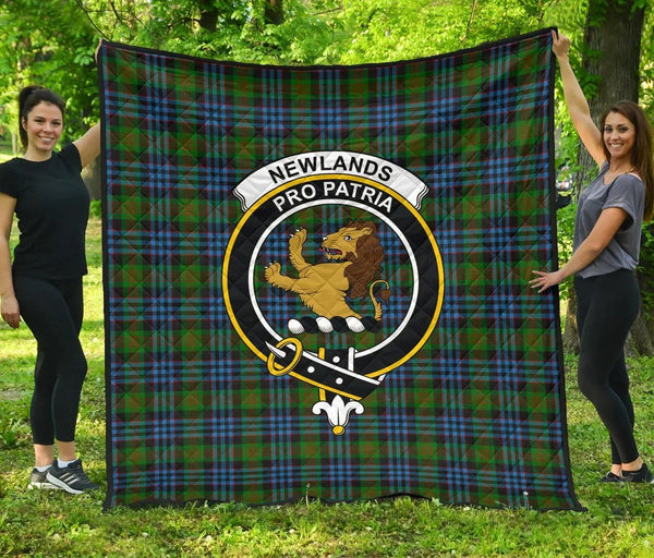 Newlands of Lauriston Tartan Classic Crest Premium Quilt