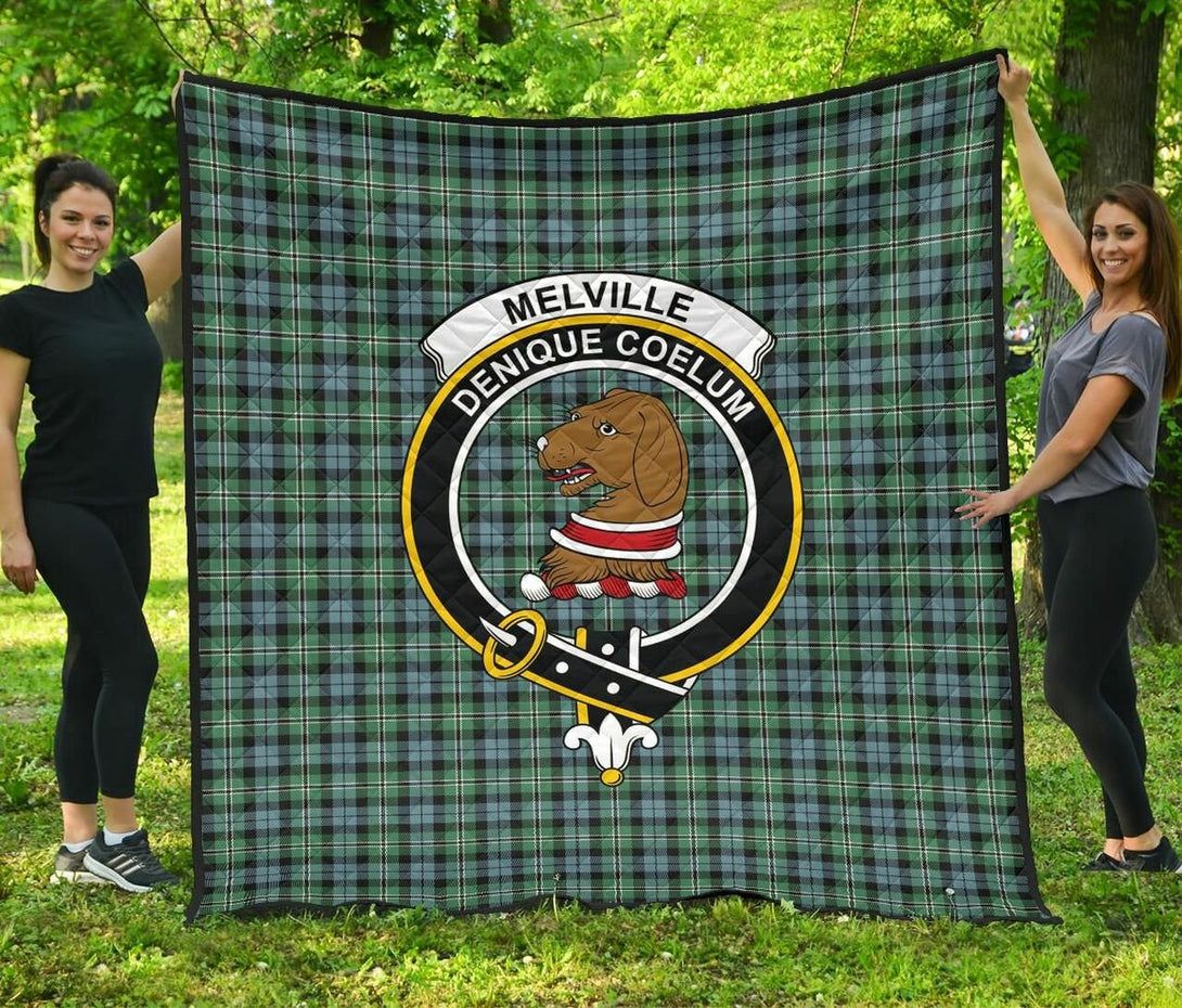 Melville Tartan Classic Crest Premium Quilt