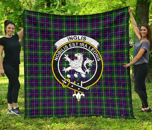 Inglis Modern Tartan Classic Crest Premium Quilt